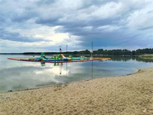 Jezioro Zdworskie – domki i plaża